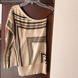 Bebe asymmetrical one-shoulder top